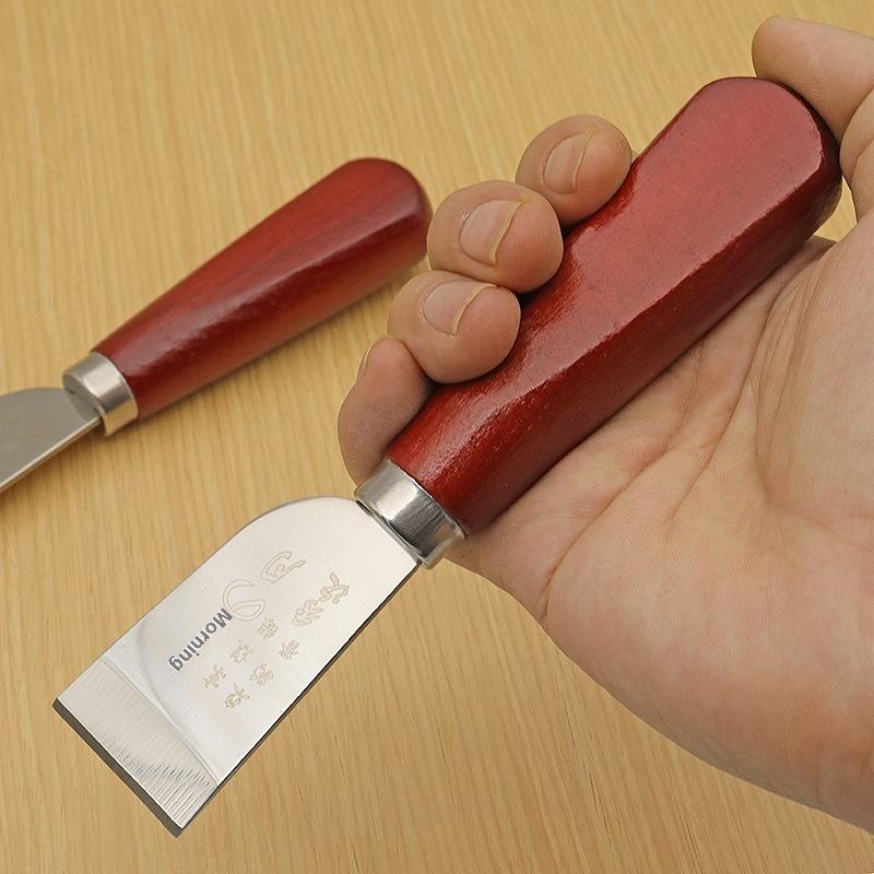 Leatherworking Equipment - Yeni Deri İnceltme Bıçağı Ahşap Saplı