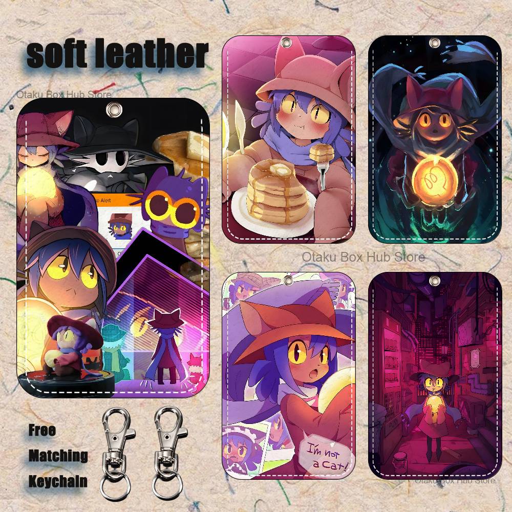 Leatherwork Keychain - Anime N-Niko O-OneshotS Tutucu Anahtarlık Banka
