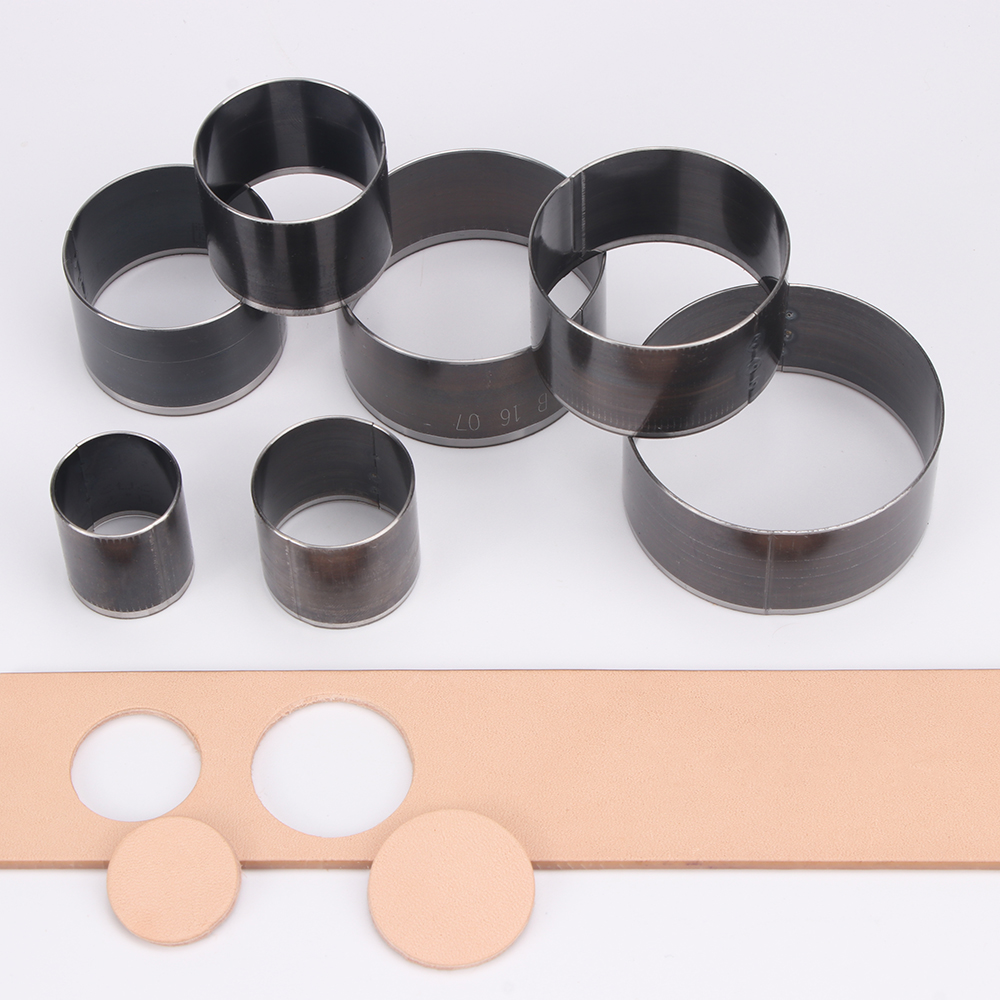 Leatherwork Rings - 7 adet/takım Deri Yuvarlak Delme Kalıbı,