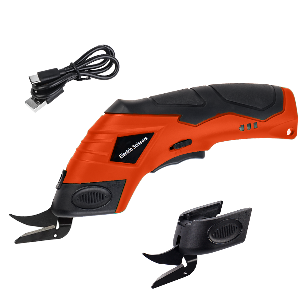 Leatherworking Equipment - Akülü Elektrikli Makas Kesici Kumaş Halı