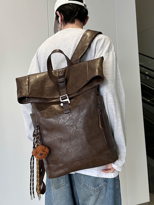 Avrupa-Amerikan Vintage Rulo Ü - Leather Work Womens Backpack incelemesi ve fiyatı