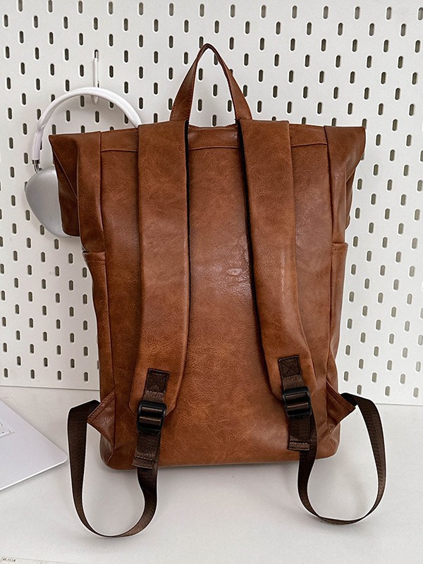 Avrupa-Amerikan Vintage Rulo Ü - Leather Work Womens Backpack incelemesi ve fiyatı