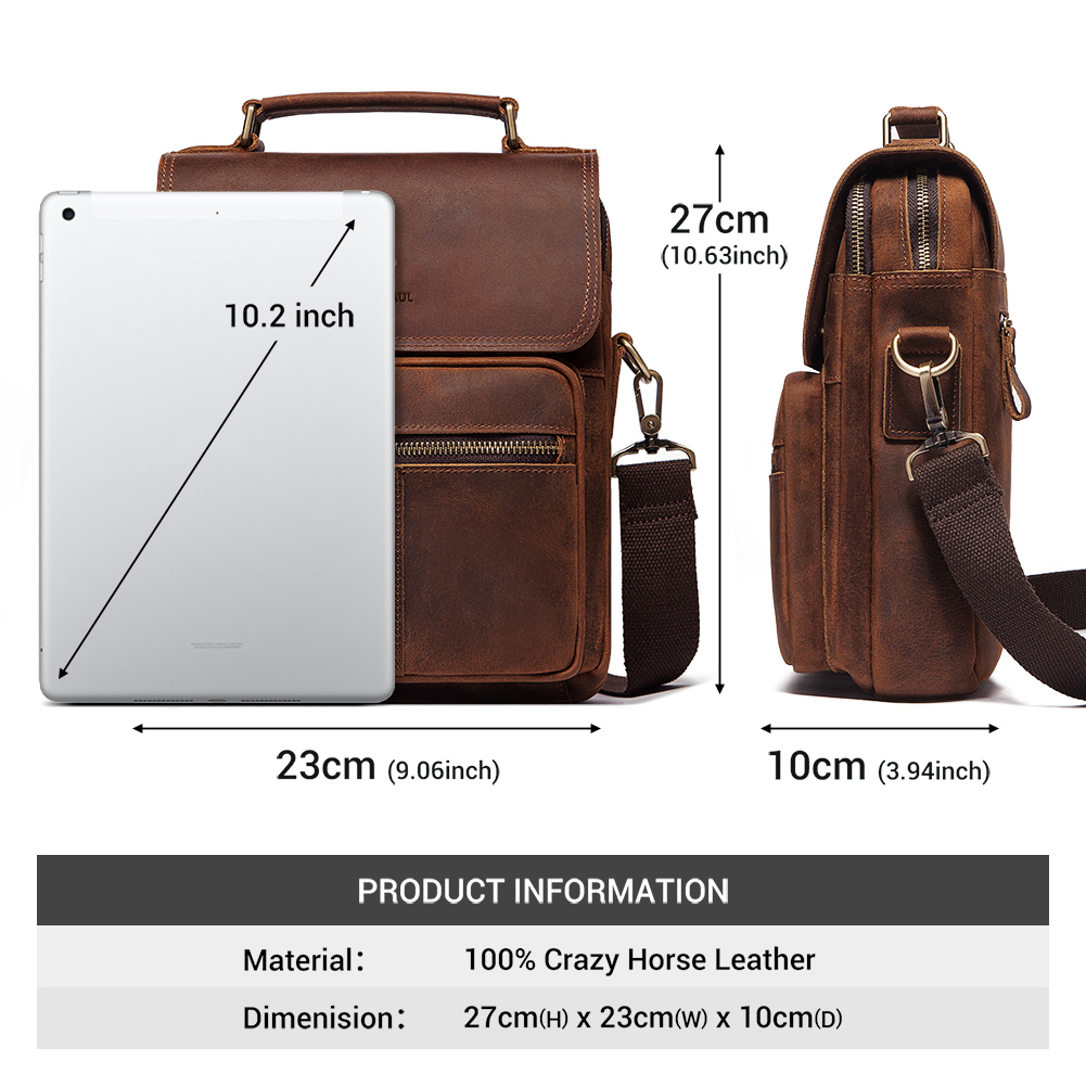 HUMERPAUL Hakiki Deri erkek om - Leather Work Bag Laptop incelemesi ve fiyatı