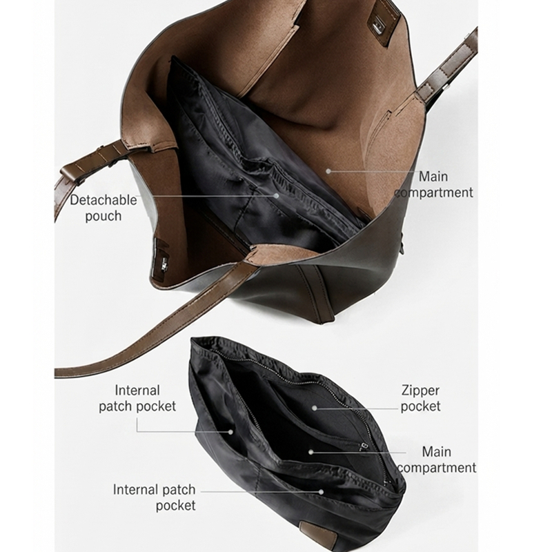 HIFASHION Büyük Boy Yumuşak Ha - Leather Work Bag Laptop incelemesi ve fiyatı