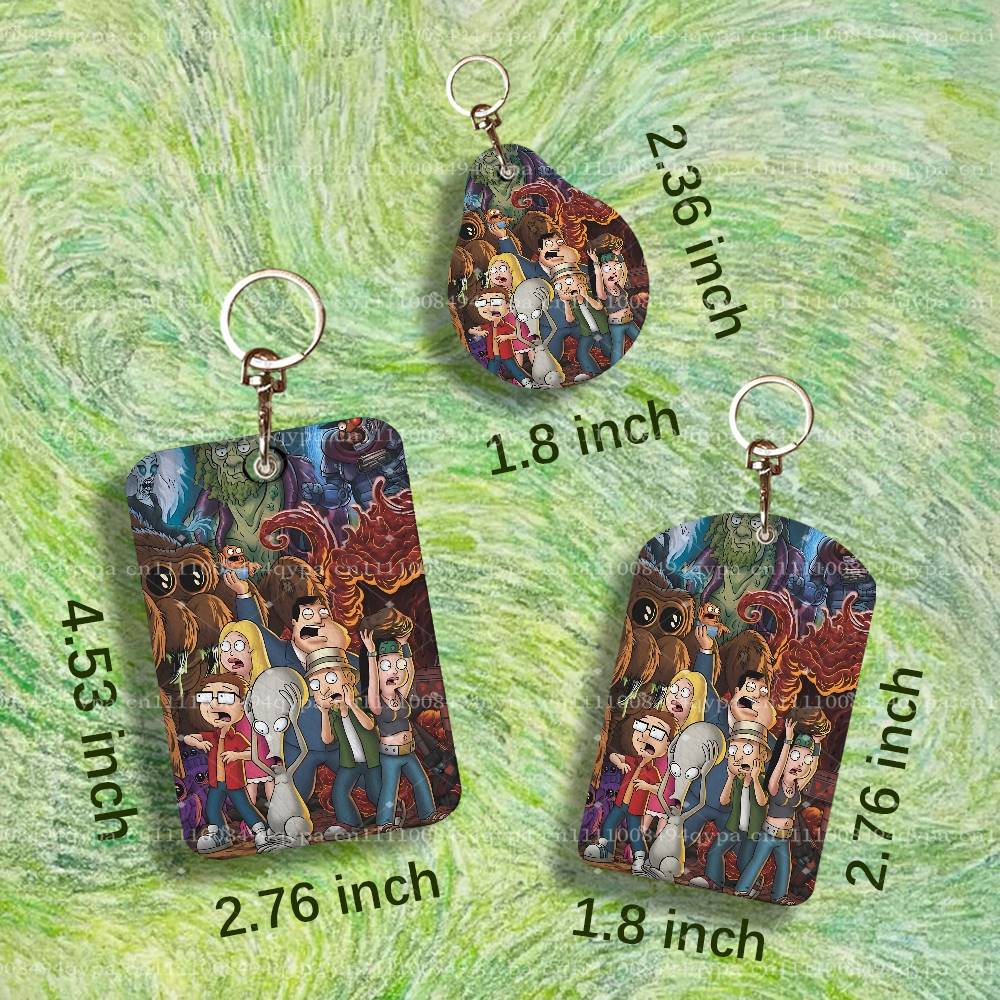 A-American Dad Cartoon Roger A - Leatherwork Keychain incelemesi ve fiyatı