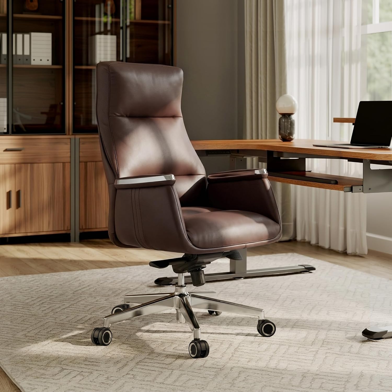 Yüksek Sırtlı Yönetici Ofis Ko - Upholstery Leather Work incelemesi ve fiyatı
